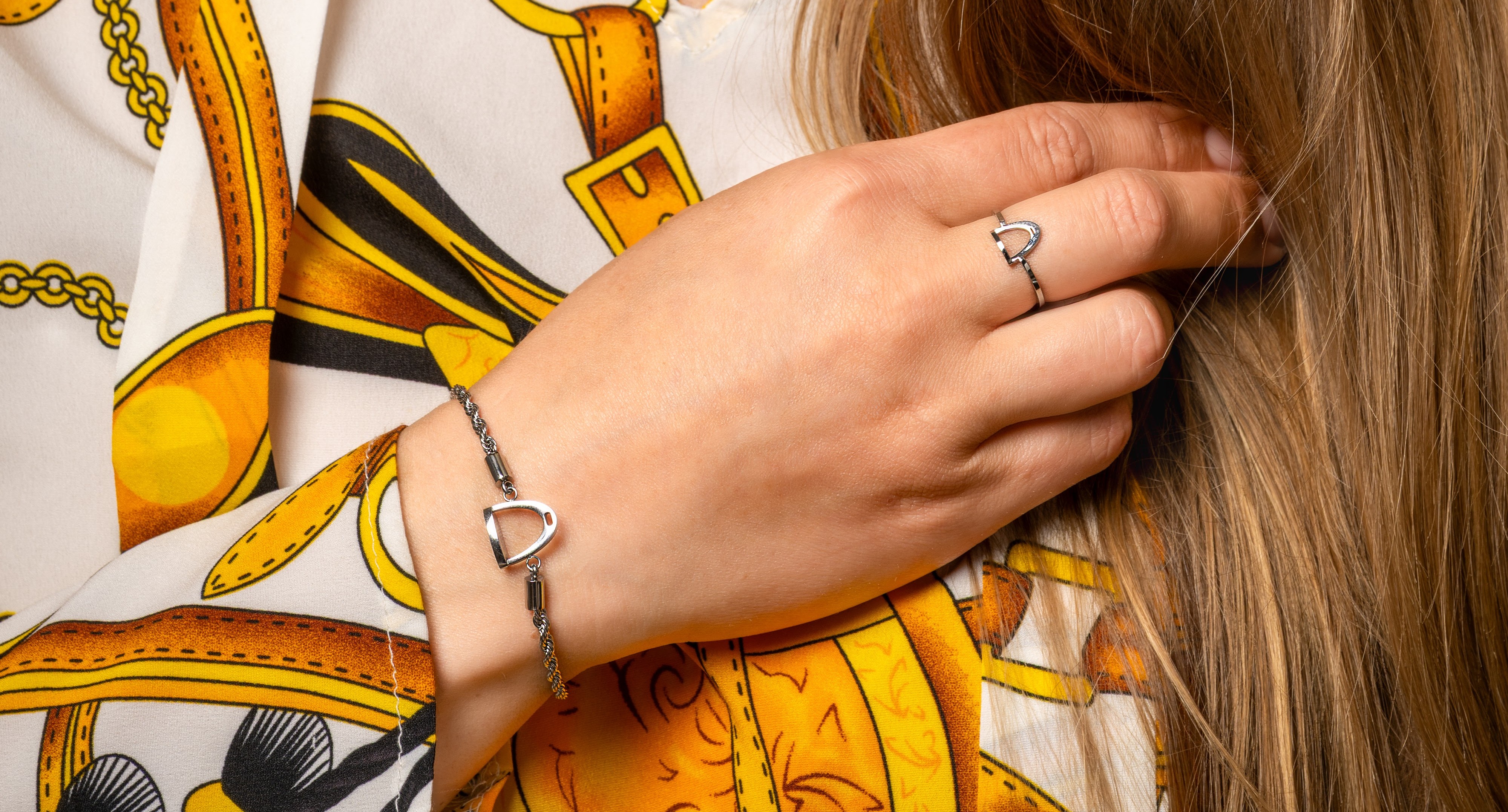 Stirrup Bracelet Silver  - 4