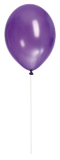 Ilmapallot Metallic Liila 8kpl