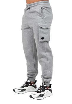 Hudson Cargo Sweatpants, grey melange