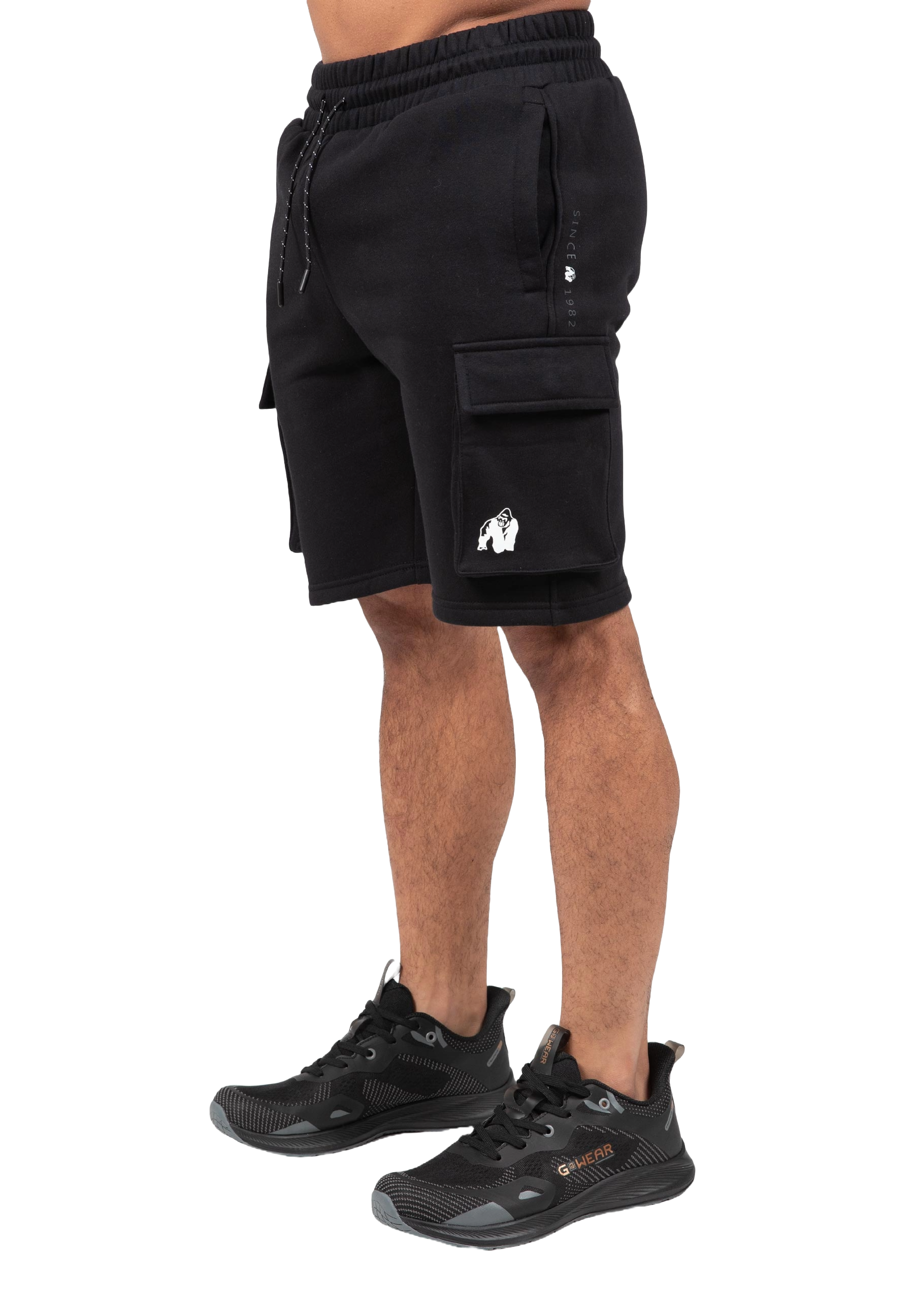 Hudson Cargo Sweat Shorts, black - 7