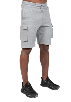 Hudson Cargo Sweat Shorts, grey melange