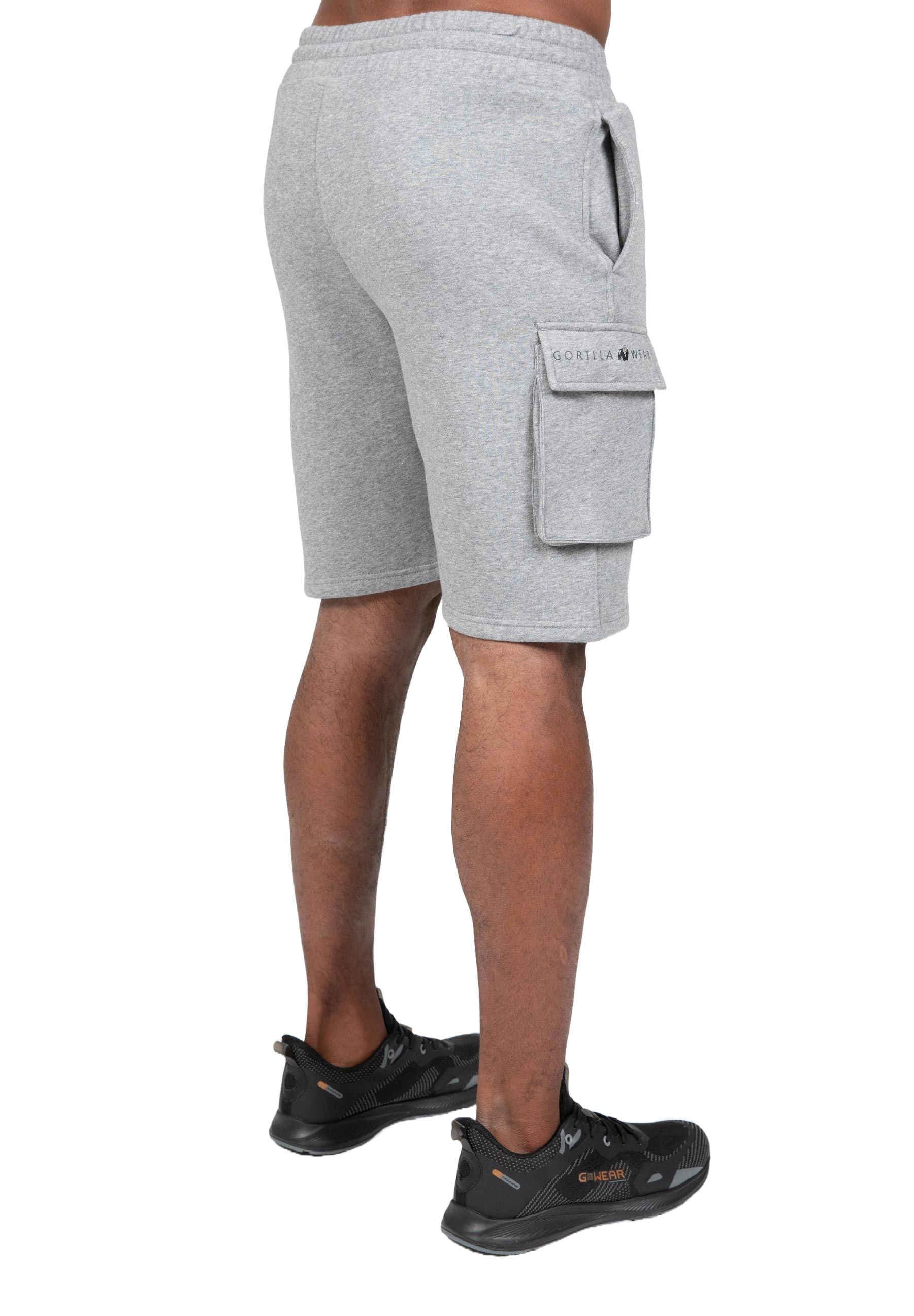 Hudson Cargo Sweat Shorts, grey melange - 2