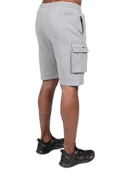 Hudson Cargo Sweat Shorts, grey melange