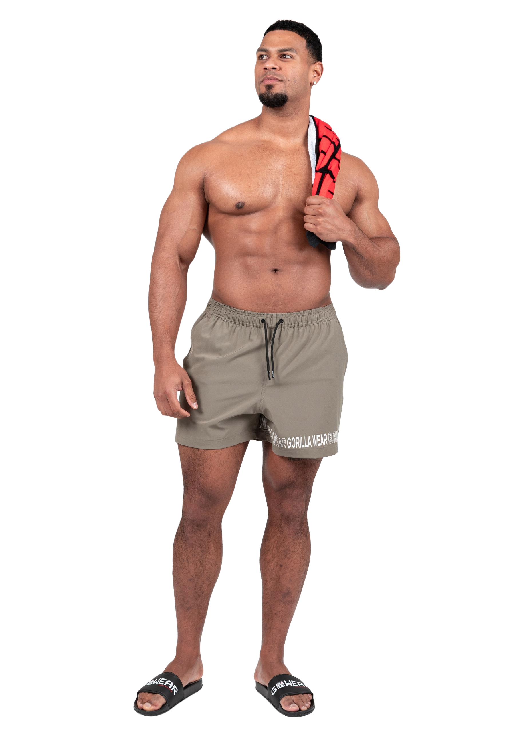 Otis Swim Shorts, army green - 4