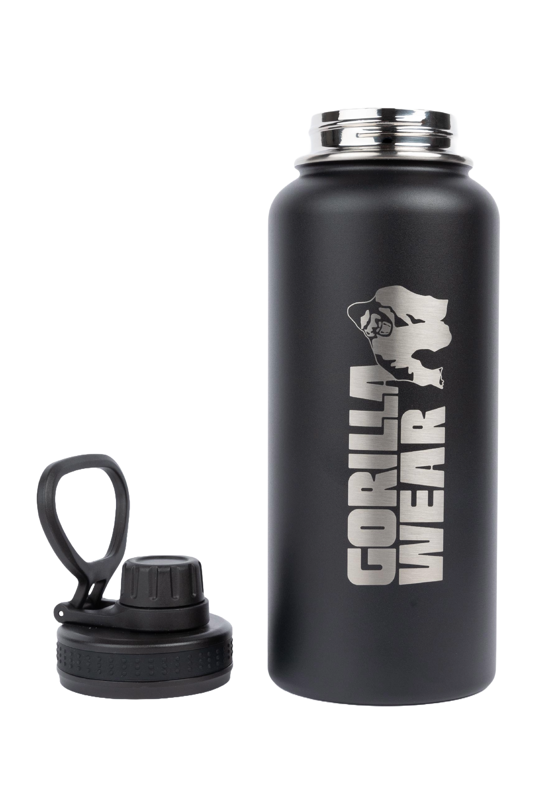 Insulated Stainless Steel Water Bottle 1000 ml, black - 3