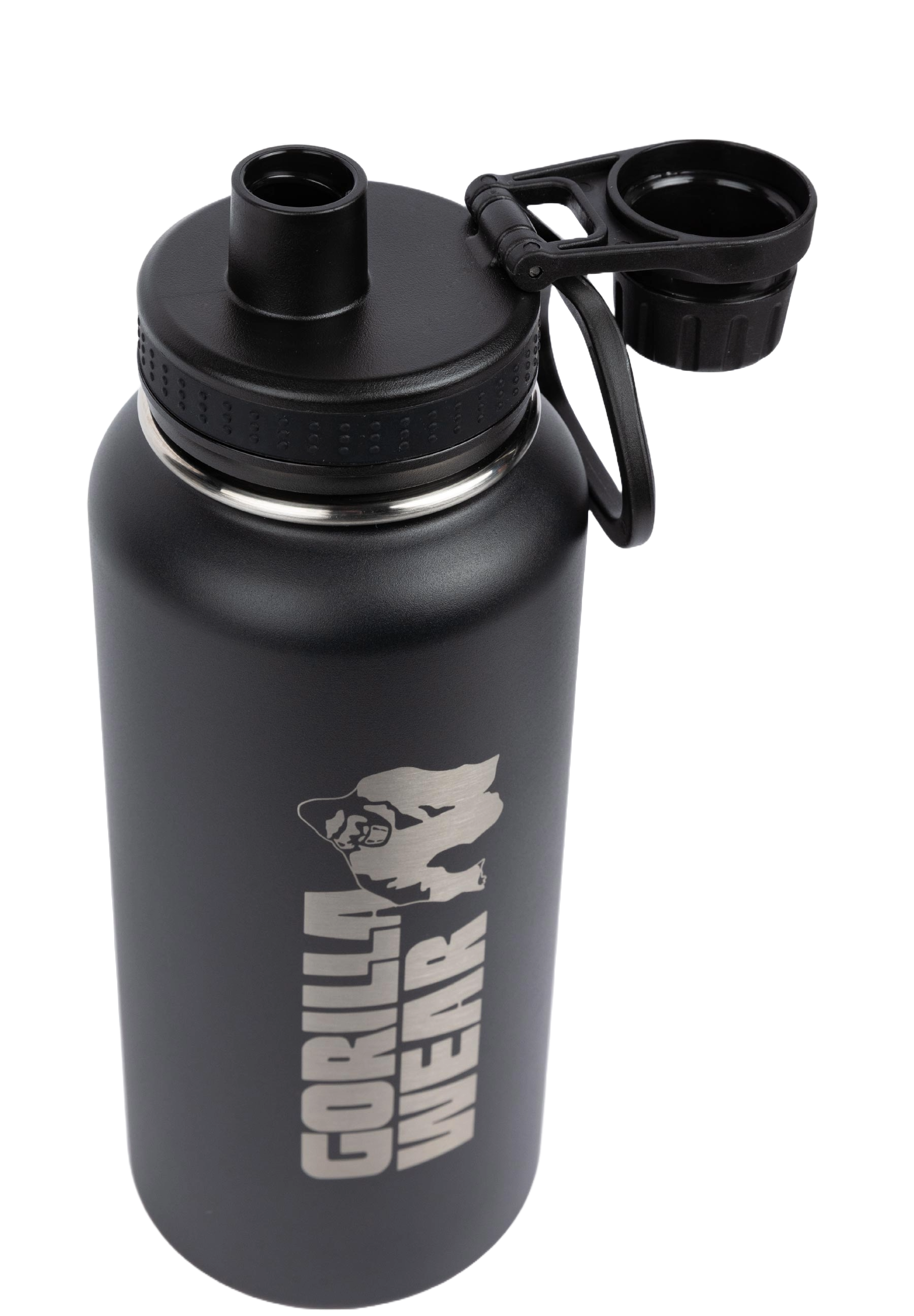 Insulated Stainless Steel Water Bottle 1000 ml, black - 2