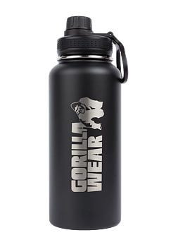 Insulated Stainless Steel Water Bottle 1000 ml, black