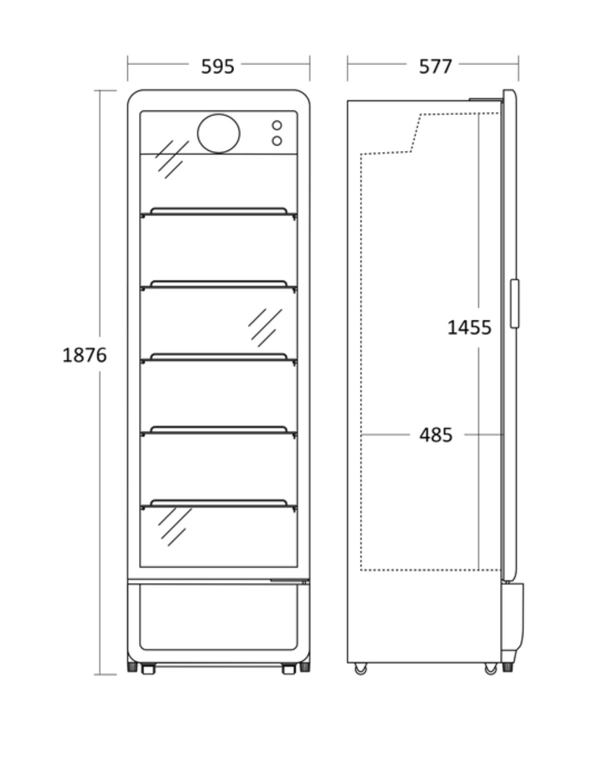 Displaykyl DC380BD, 377 liter - 3