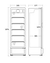 Displaykyl DC380BD, 377 liter