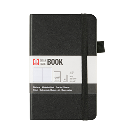 Sakura Linjerad Anteckningsbok 9x14 cm – Black