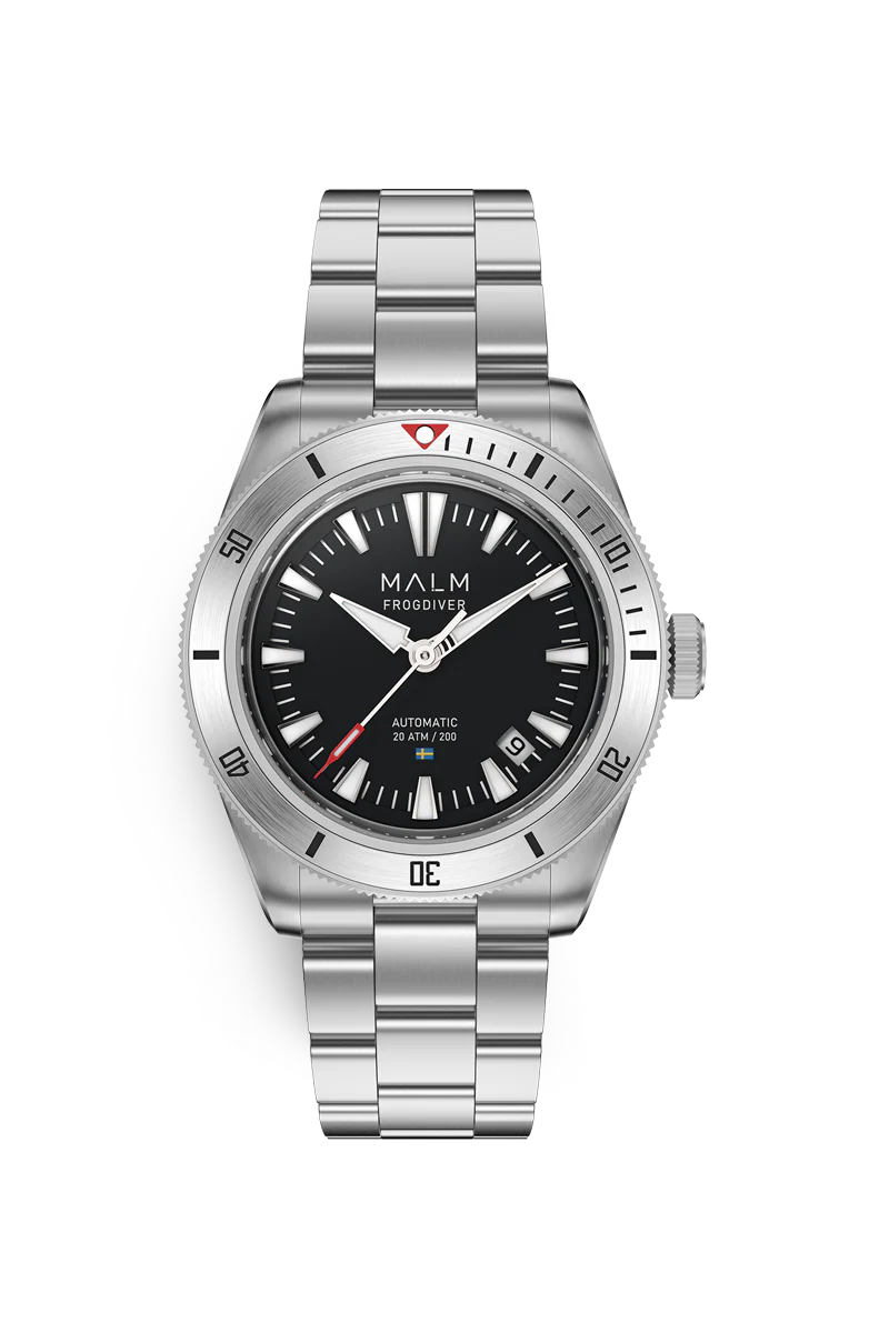 MALM Frogdiver II Black 39mm Swiss Automatic
