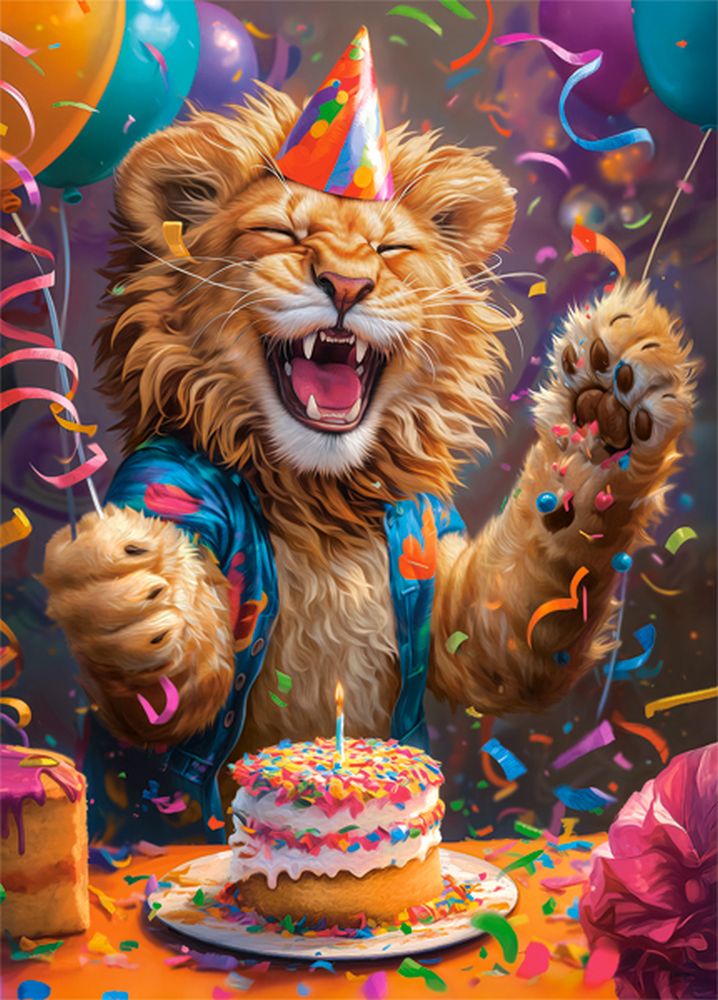 Happy Birthday!, 60-bitarspussel (B-066292)