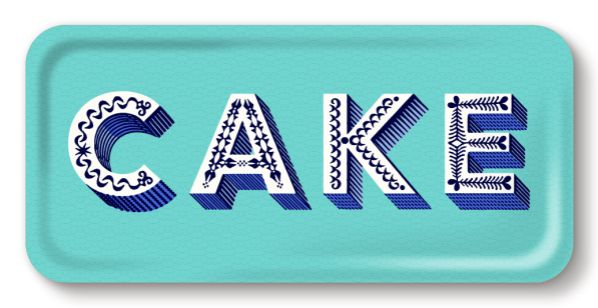 Tray Cake aqua