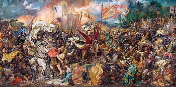 The Battle of Grunwald, Jan Matejko, puslespil med 4000 brikker, Art Collection (C-400409)
