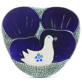 Sylvia Leuchovius (1970s) Blue Studio Bird Wall Plaque 30 cm (3)