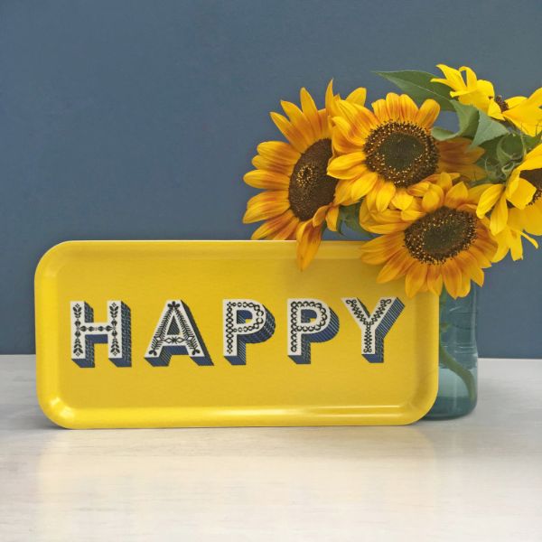 Tray Happy yellow - 3