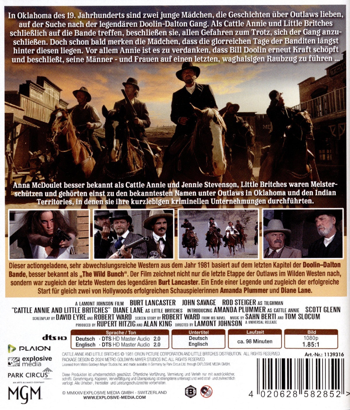 Cattle Annie and Little Britches (ej svensk text) (Blu-ray) - 2