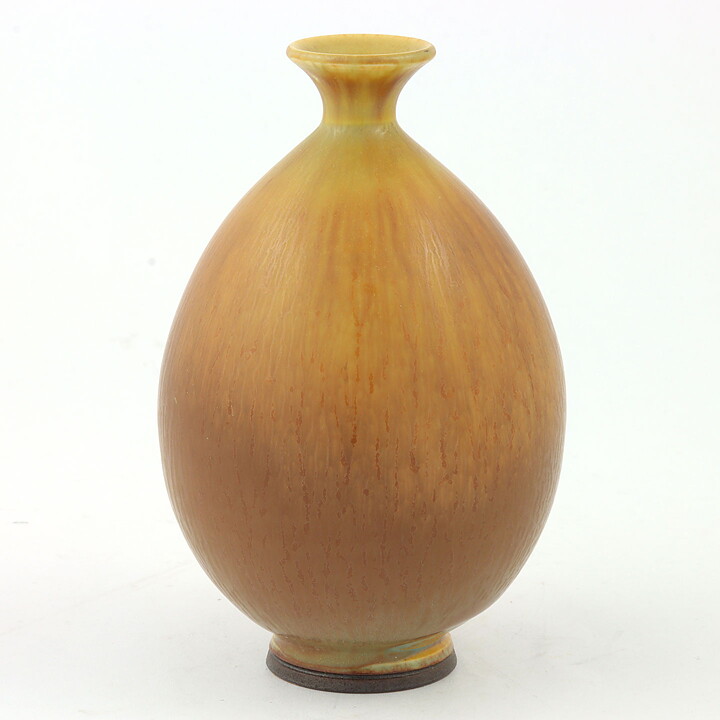 Berndt Friberg (1977) Unique Brown Haresfur Vase 11 cm