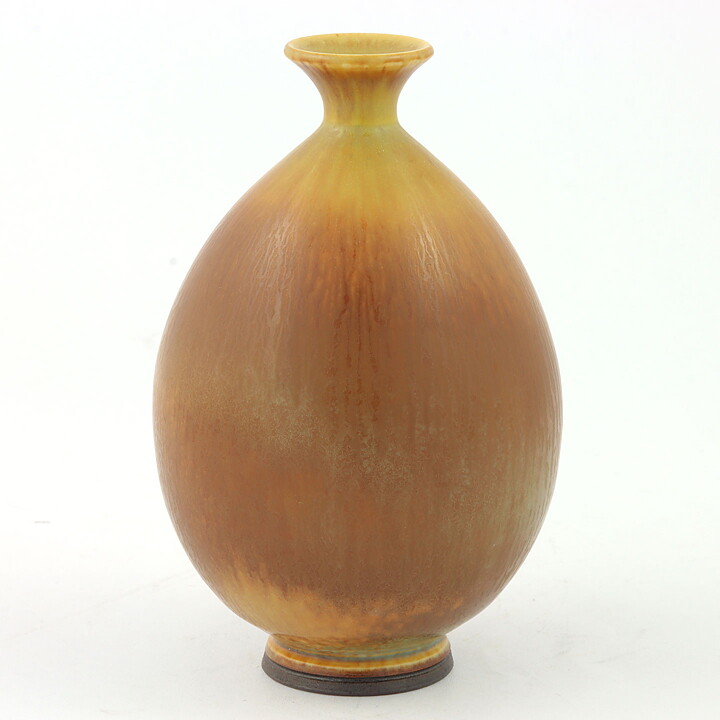 Berndt Friberg (1977) Unique Brown Haresfur Vase 11 cm