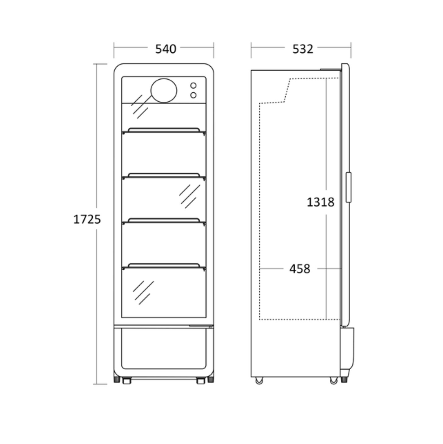 Displaykyl DC280BD, 280 liter  - 4