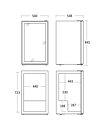 Displaykyl  DC126BB, 130 liter