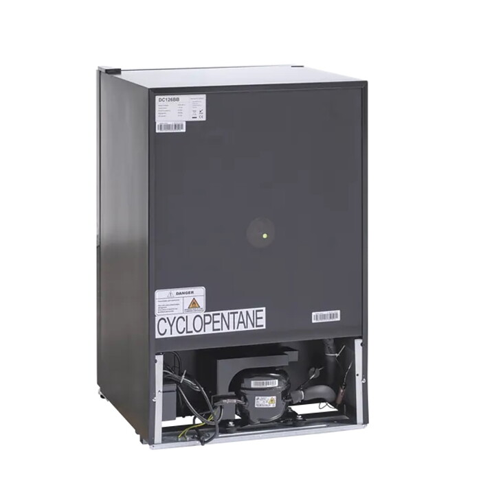 Displaykyl  DC126BB, 130 liter