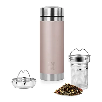 Tea Thermos with Strainer Pink 350ml, Yoko