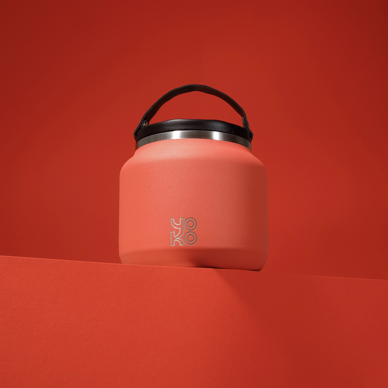 Mat-termos röd 700ml, Yoko - 2