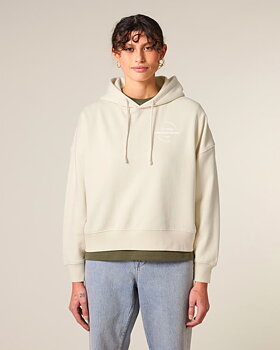 Ladies Hoodie Natural Raw