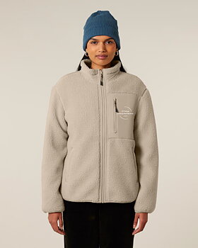 Unisex Fleece Jacket Beige