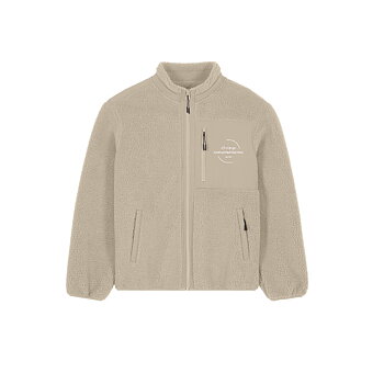 Unisex Fleece Jacket Beige