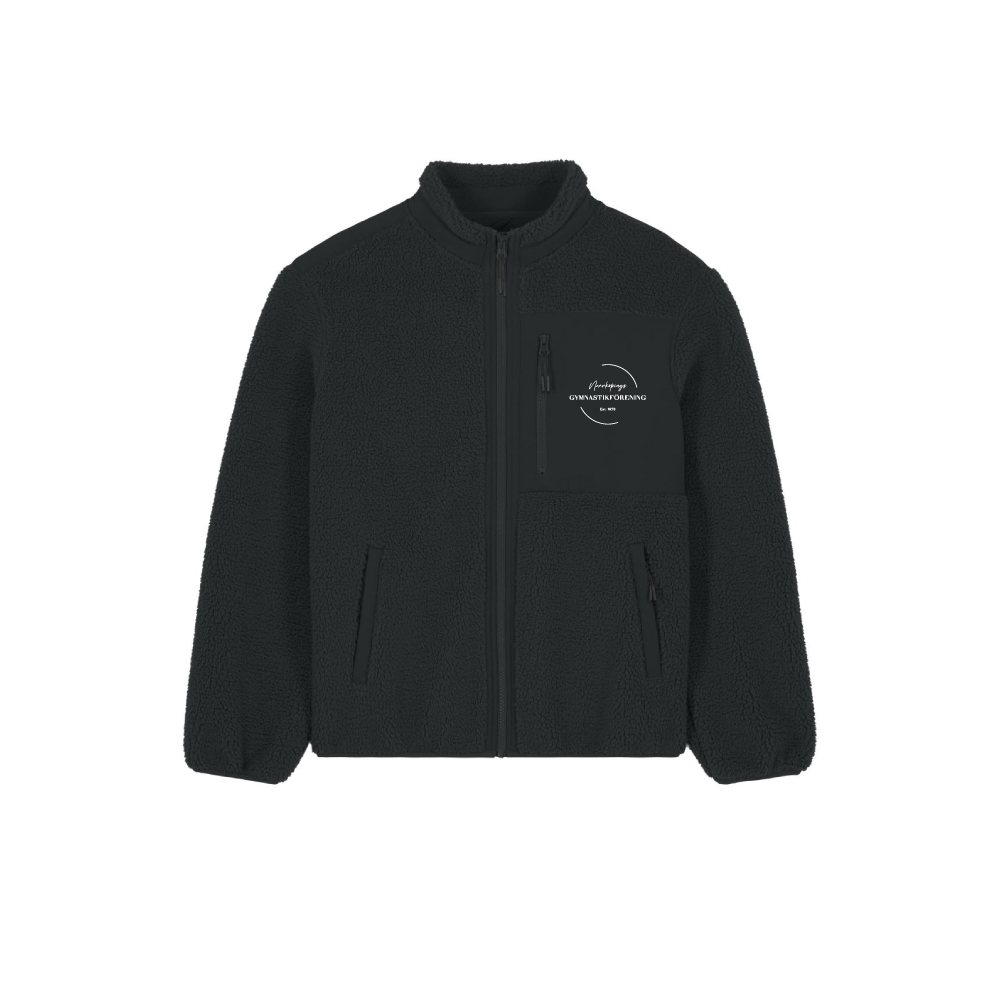 Unisex Fleece Jacket Black - 2