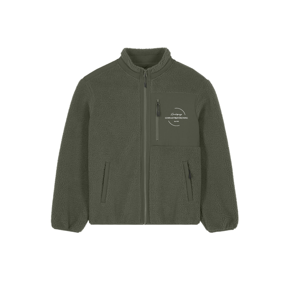 Unisex Fleece Jacket Green - 2