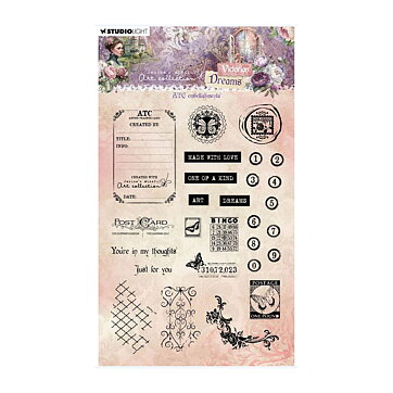 Studio Light Clear Stamps - ATC Embellishments