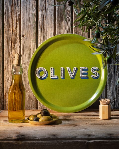 Tray Olives green