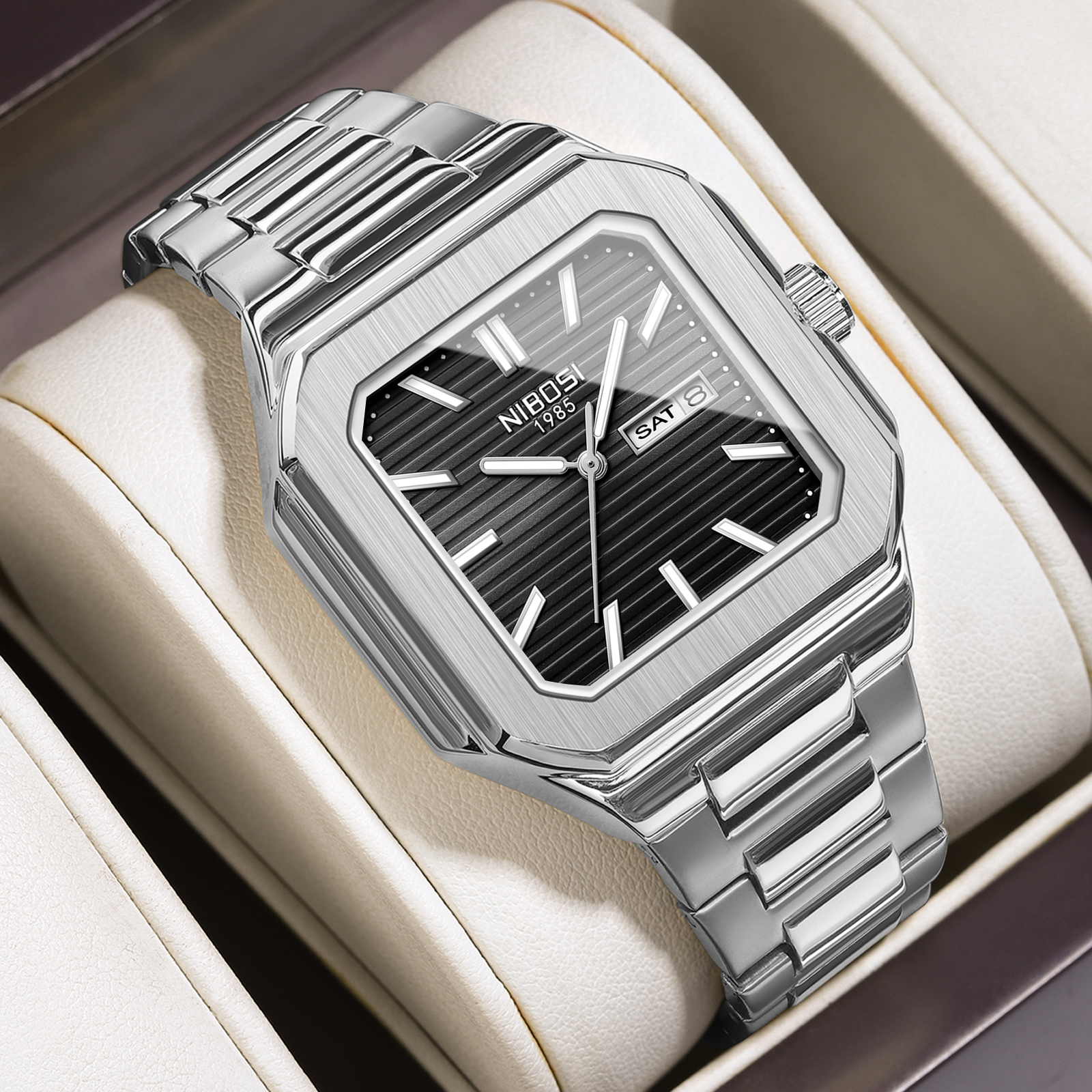 Nibosi Delta Silver Black - 4