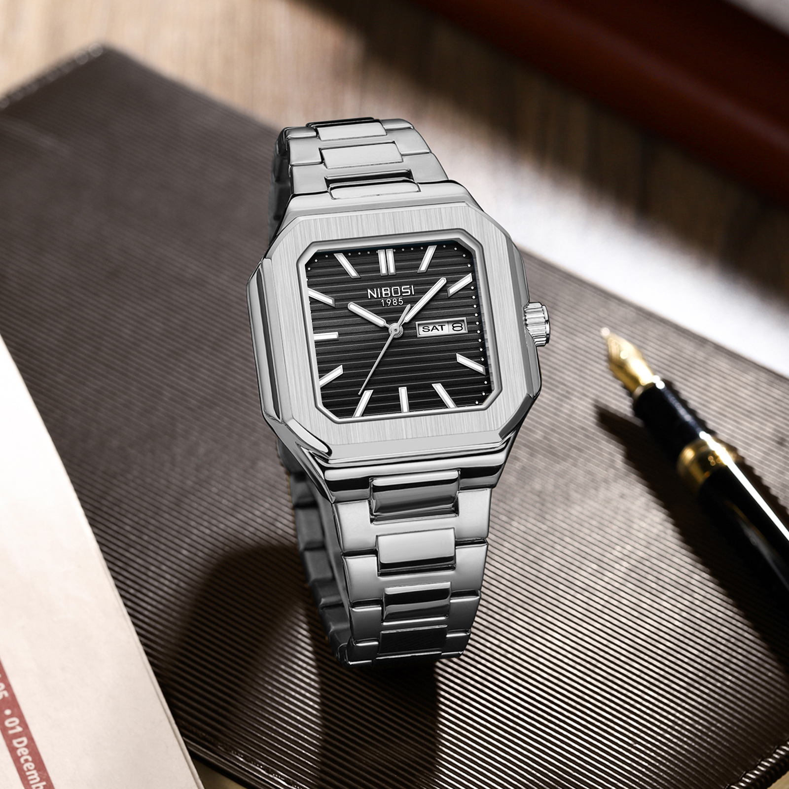 Nibosi Delta Silver Black - 5