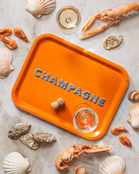 Tray Champagne orange
