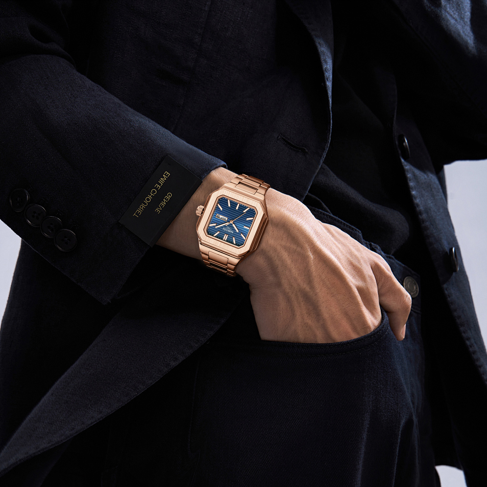 Nibosi Delta Rose Gold Blue - 7