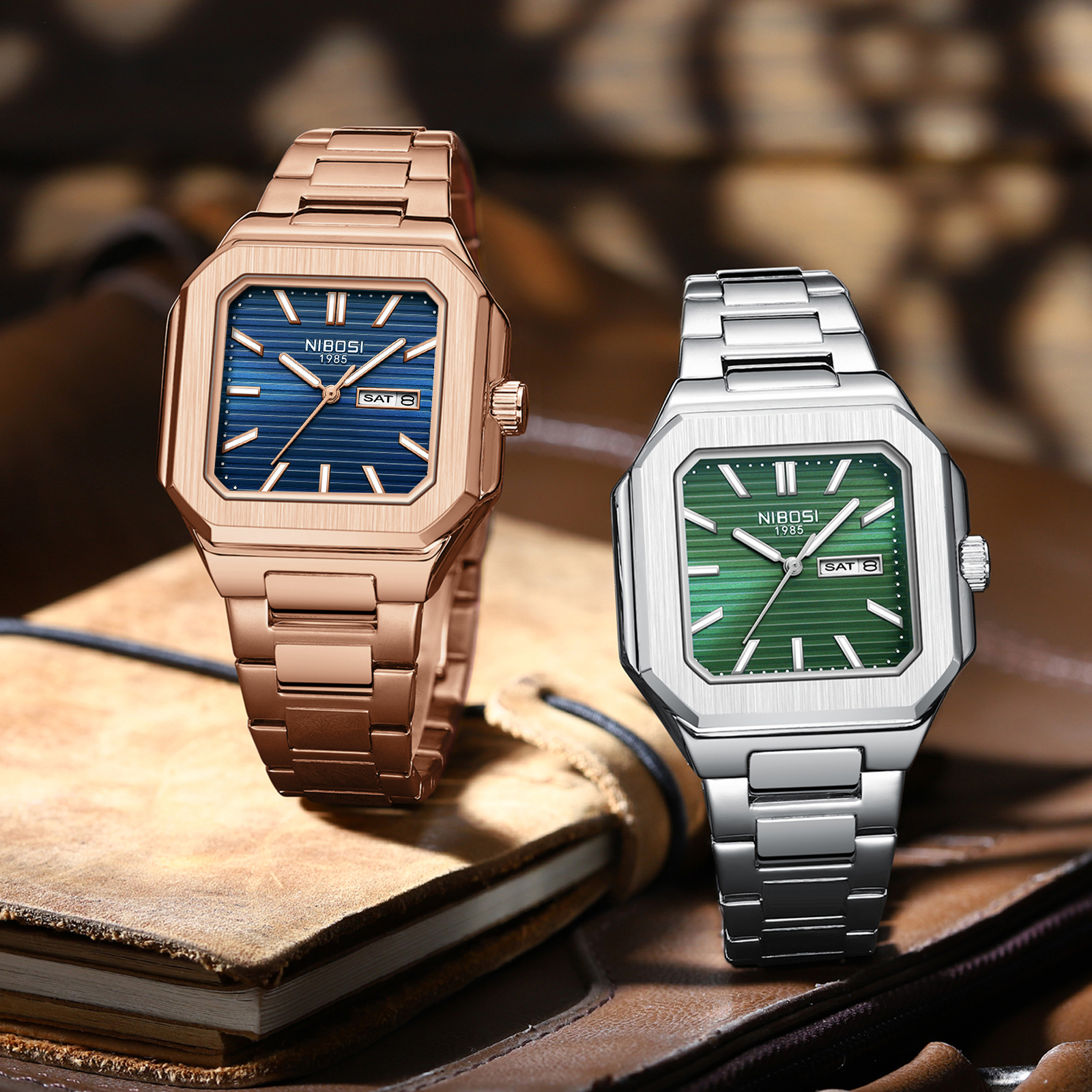 Nibosi Delta Rose Gold Blue - 10