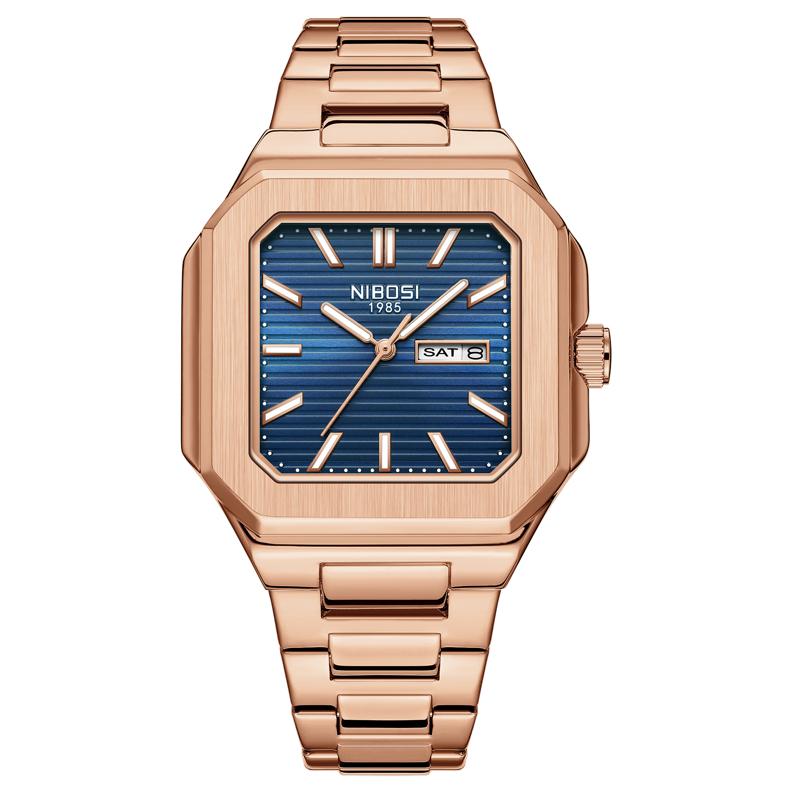 Nibosi Delta Rose Gold Blue