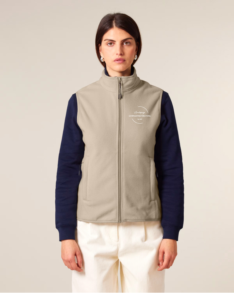Microfleece Vest Beige - 3