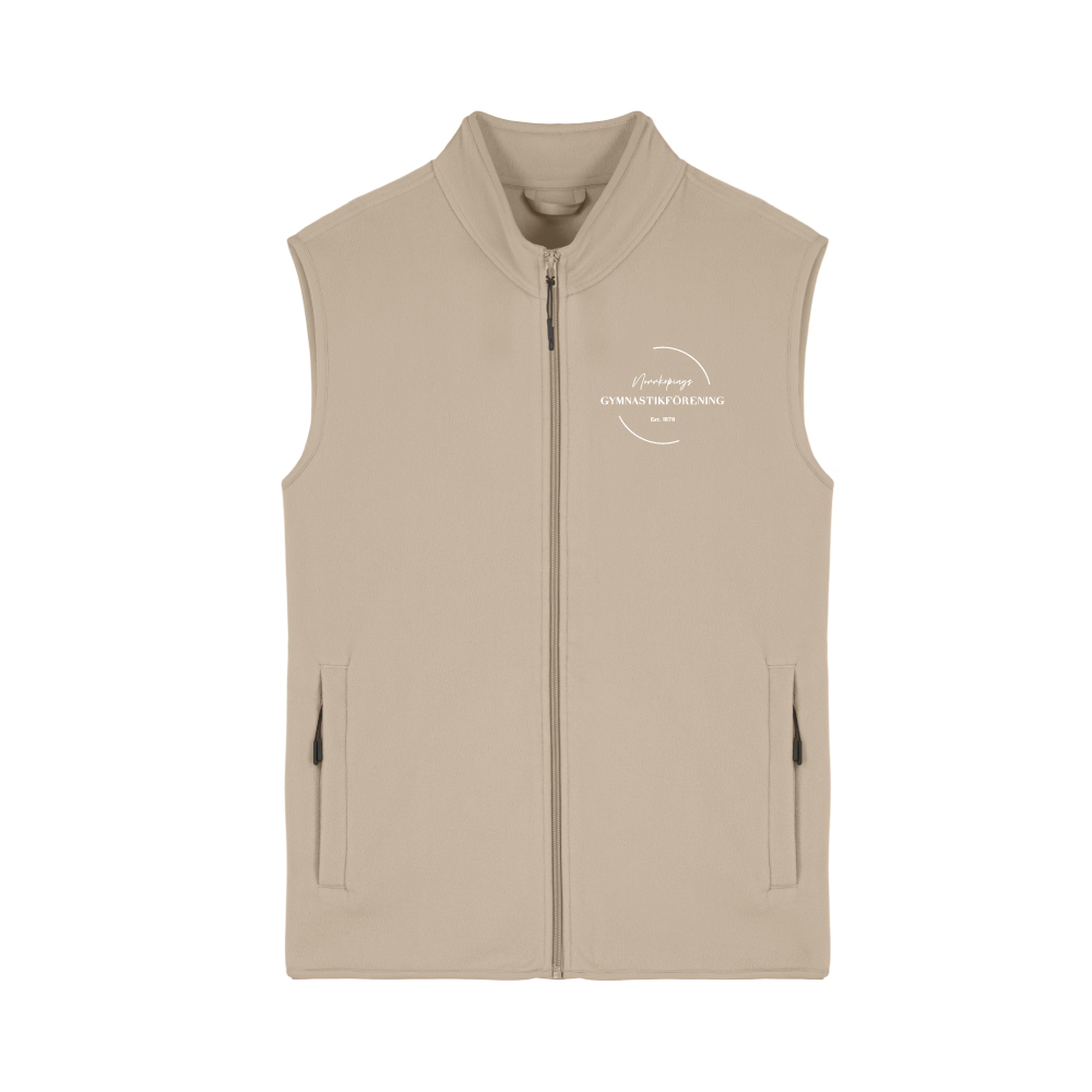 Microfleece Vest Beige - 4