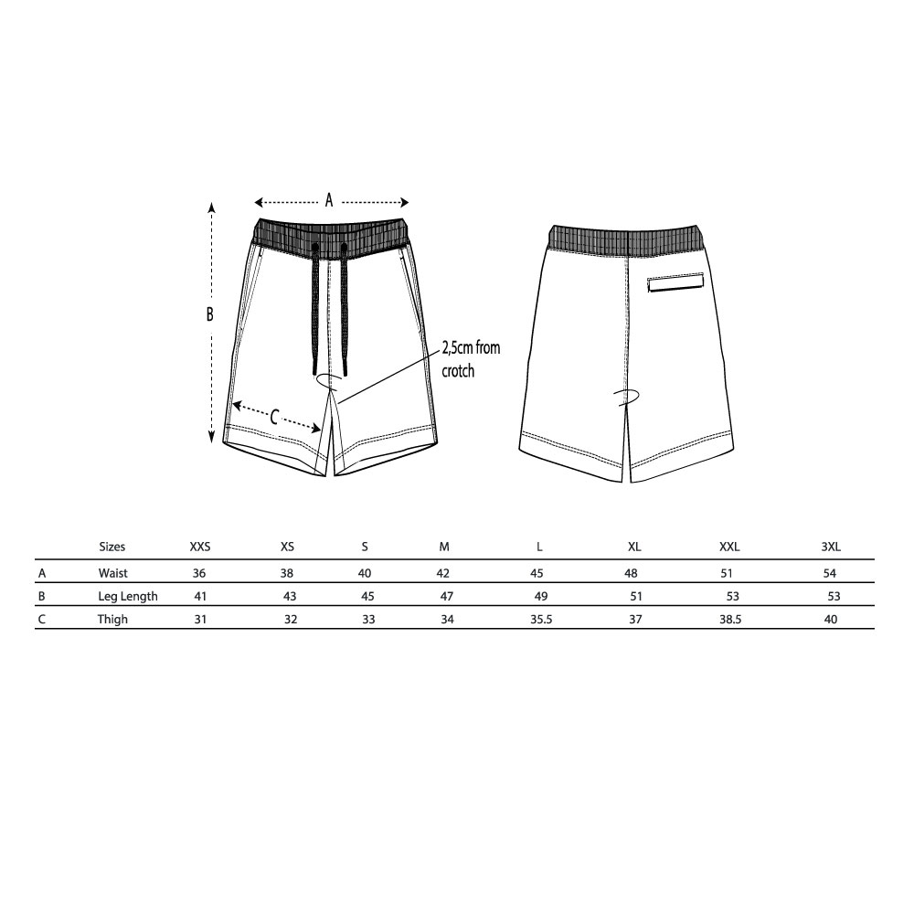 Unisex Shorts Black - 3