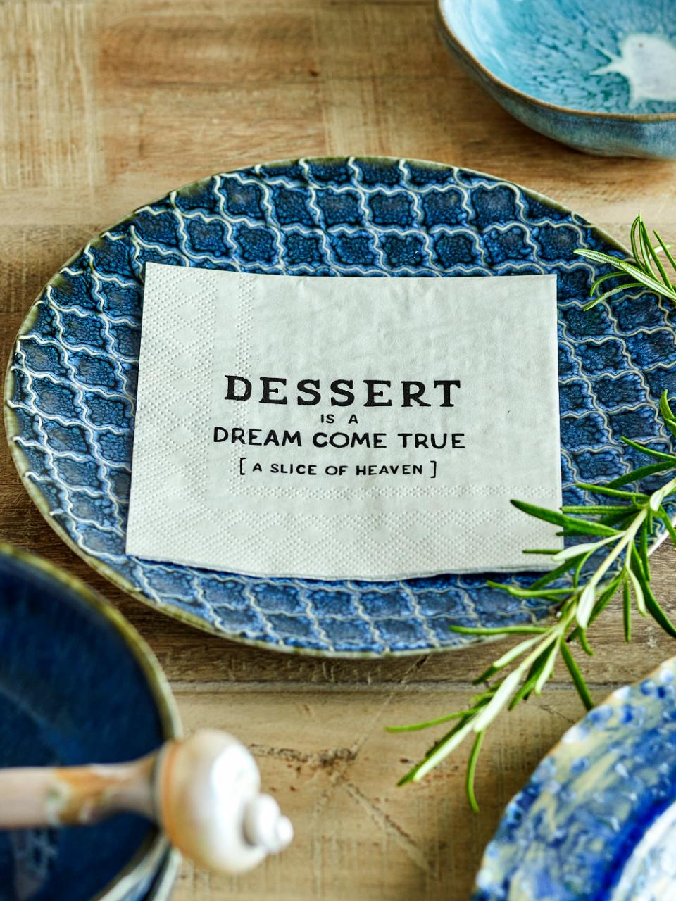Napkins Dessert