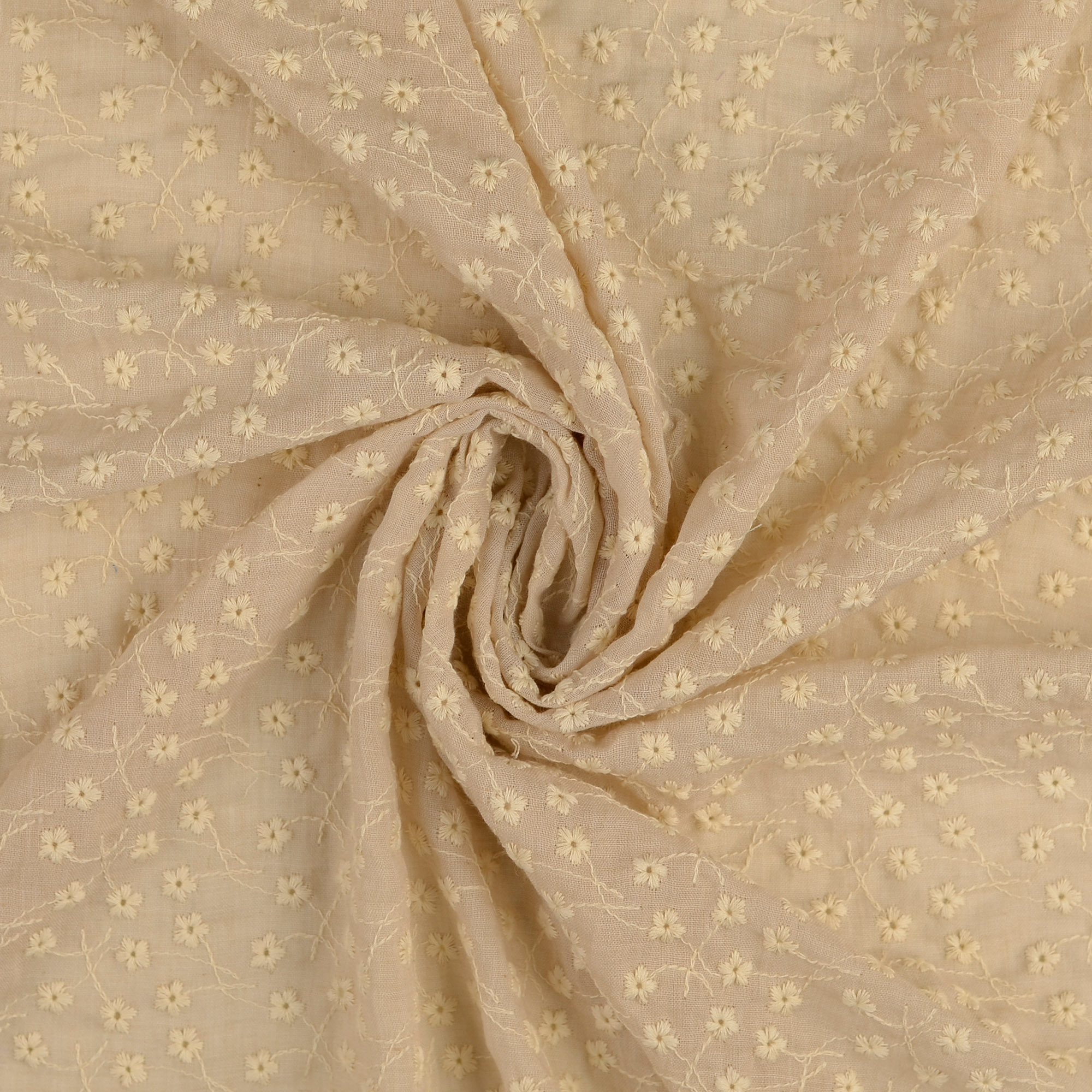 MUSLIN MINI FLOWER - SAND - 4