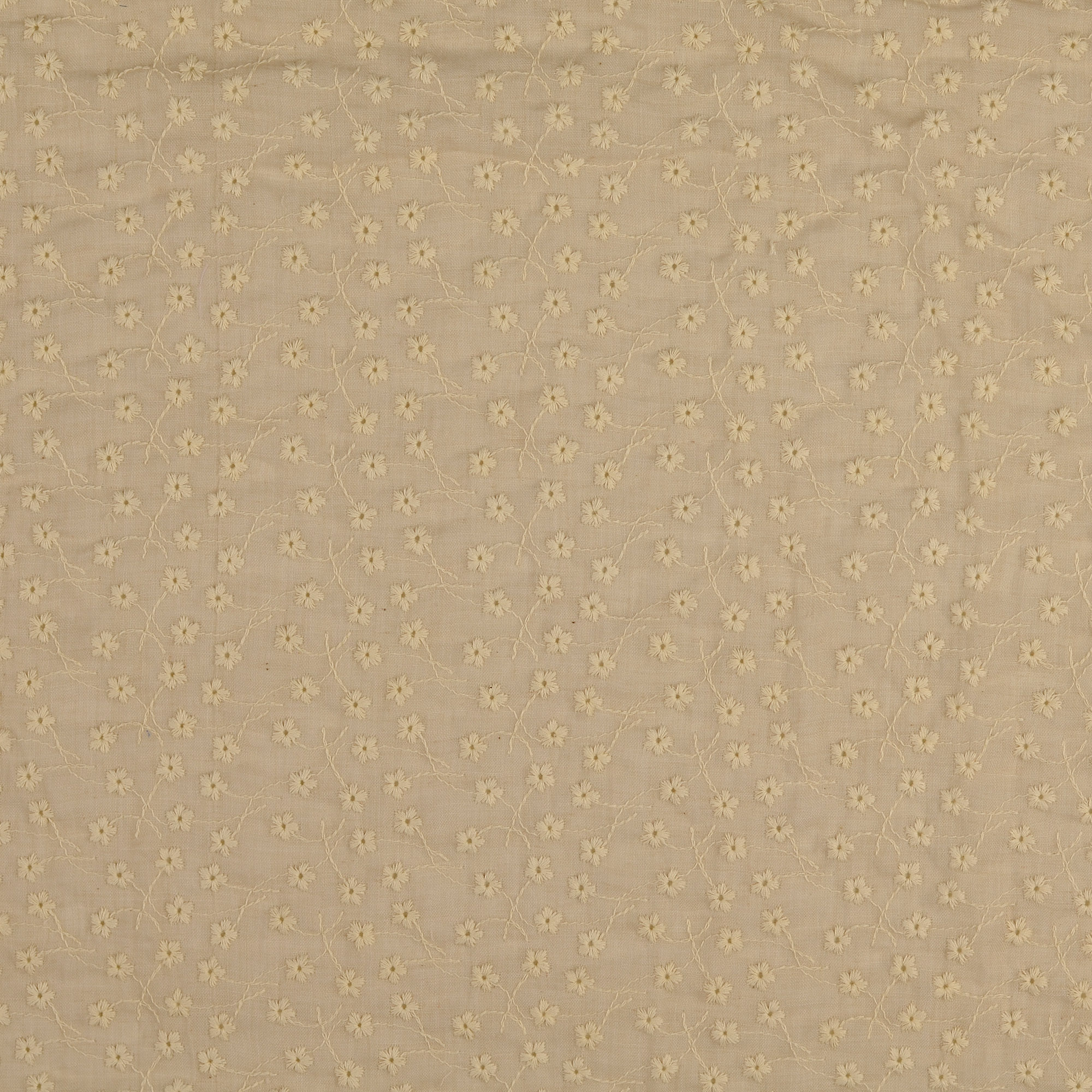 MUSLIN MINI FLOWER - SAND - 6