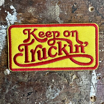 Tygmärke keep on truckin 