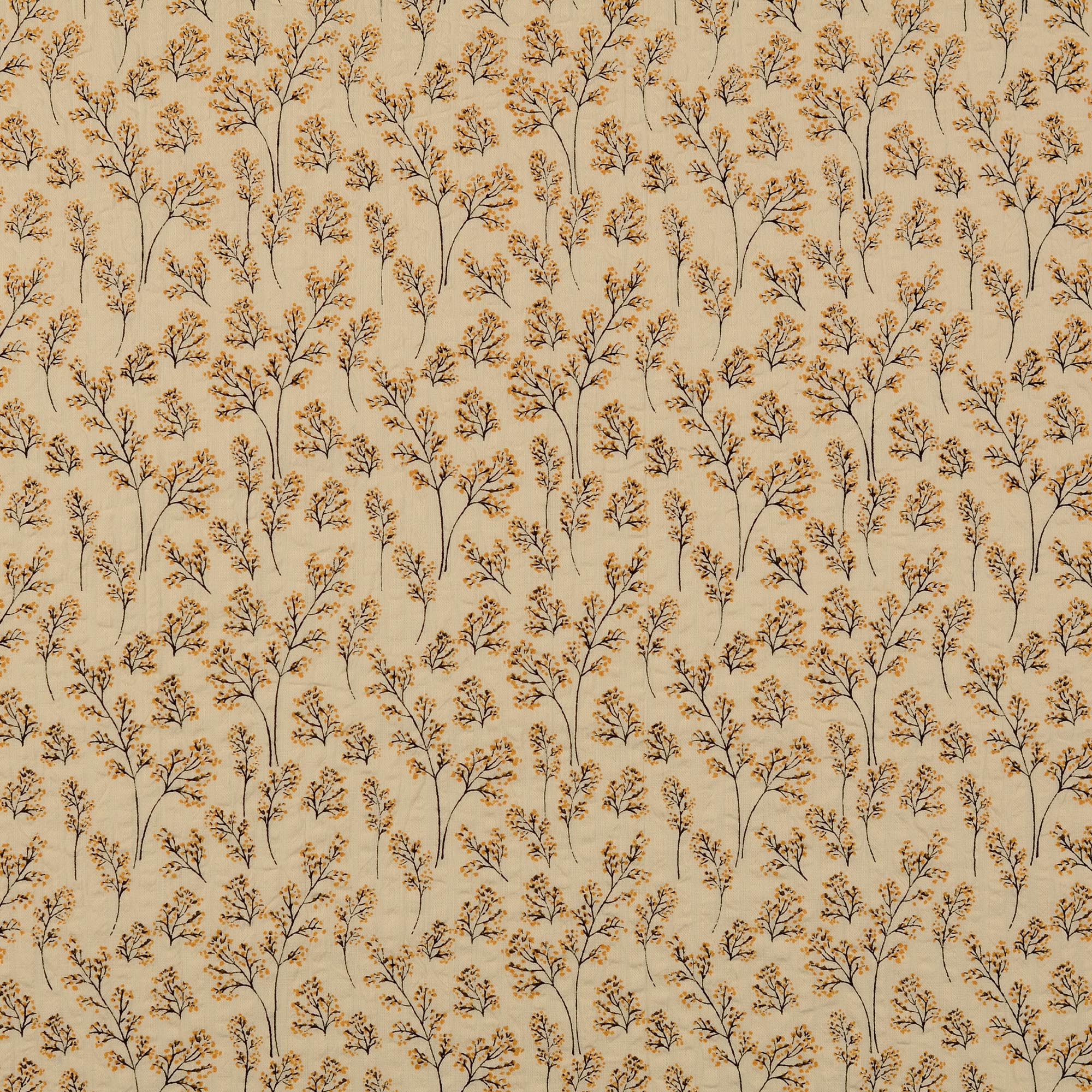 SEERSUCKER - FLORALS OCHRE