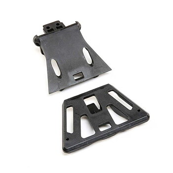 LOSI Front Skip Plate and Support Brace: SBR 2.0
